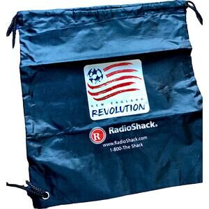 New England Revolution x Radioshack Black Drawstring Bag [Lot of 5] *NEW*